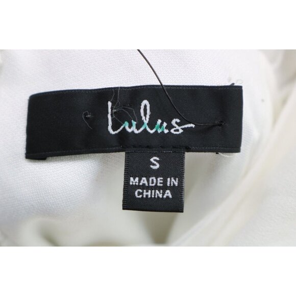 LuLu's White Halter Jumpsuit-Size Small-New w/Tags-Nice - Picture 7 of 13